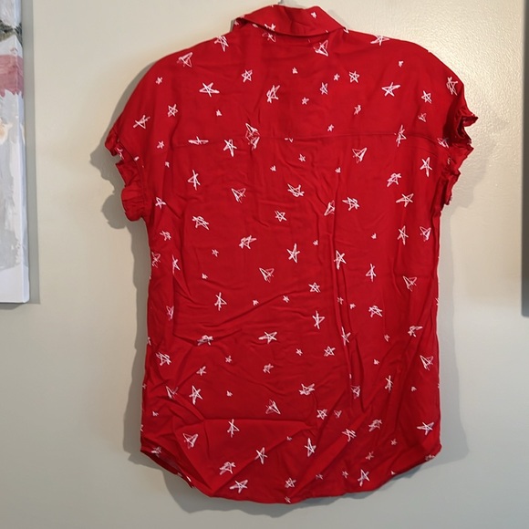 🆕 BEACH LUNCH LOUNGE Collection NWT Women’s Button Down Shirt Size XS - Picture 5 of 5